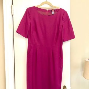 Jcrew wool suit dress